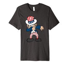 Ladda upp bild till gallerivisning, Dabbing Uncle Sam Fourth of July USA Flag Labor Memorial Day Premium T-Shirt 1905966
