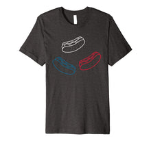 Ladda upp bild till gallerivisning, Red White Blue Hot Dogs Food USA American 4th of July Gift Premium T-Shirt 1488009

