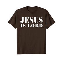 Ladda upp bild till gallerivisning, Funny shirts V-neck Tank top Hoodie sweatshirt usa uk au ca gifts for Jesus Is Lord Christian God Christ T-Shirt Gift White Word 2801698

