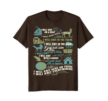 Ladda upp bild till gallerivisning, Knitting T-shirt - I Will Knit Everywhere 311400
