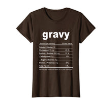 Ladda upp bild till gallerivisning, Gravy Funny Christmas Food Nutrition Facts T-Shirt 287328
