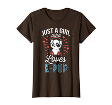 Ladda upp bild till gallerivisning, Just A Girl Who Loves K-Pop T-Shirt Panda Kpop Merchandise
