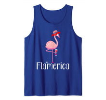 Ladda upp bild till gallerivisning, Pink Flamingo Uncle Sam Hat Patriotic 4th of July Gift Tank Top 320596
