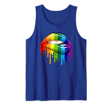 Ladda upp bild till gallerivisning, Lgbt Rainbow Lips Pride for Gay Homosexual Lesbian T-Shirt Tank Top 38578
