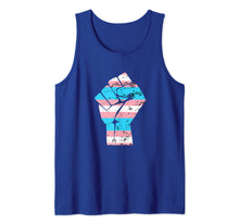 Ladda upp bild till gallerivisning, Resist Fist Transgender Flag Trans Pride Tank Top 234013
