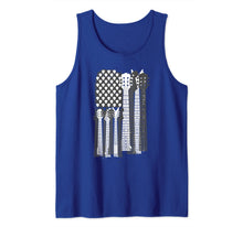 Ladda upp bild till gallerivisning, Guitar Plectrum Art | American Flag Band Art Gift Tank Top 545228
