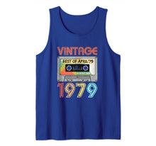 Ladda upp bild till gallerivisning, Vintage 40th Birthday April 1979 | Mens Womens Vintage 1979  Tank Top 984643
