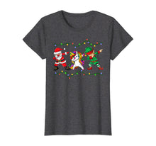 Ladda upp bild till gallerivisning, Funny shirts V-neck Tank top Hoodie sweatshirt usa uk au ca gifts for Dabbing Santa Elf Unicorn Christmas Kids Boys Men Xmas Gifts T-Shirt 526234
