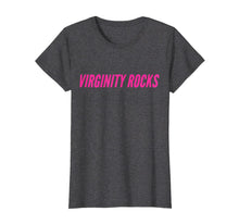 Ladda upp bild till gallerivisning, Virginity Rocks Pink Letters Funny Tee Shirt  T-Shirt 318600
