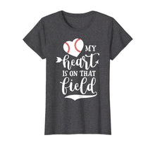 Ladda upp bild till gallerivisning, Funny shirts V-neck Tank top Hoodie sweatshirt usa uk au ca gifts for My Heart is on That Field Baseball T-Shirts 1861741
