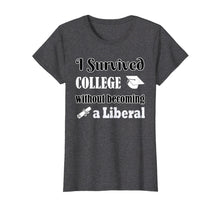 Ladda upp bild till gallerivisning, Funny shirts V-neck Tank top Hoodie sweatshirt usa uk au ca gifts for I Survived College Without Becoming a Liberal Funny Shirt 2633835
