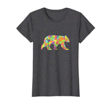 Ladda upp bild till gallerivisning, Funny shirts V-neck Tank top Hoodie sweatshirt usa uk au ca gifts for Fractal Geometric Bear T-Shirt - Pastel Crystal Tee 2038043
