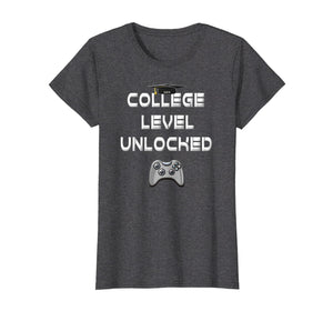 Funny shirts V-neck Tank top Hoodie sweatshirt usa uk au ca gifts for 2019 High School Graduation Gifts College Level Unlocked Tee 2353684