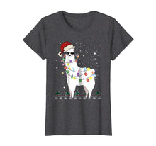 Ladda upp bild till gallerivisning, Funny shirts V-neck Tank top Hoodie sweatshirt usa uk au ca gifts for Christmas Llama Santa Hat Ugly Xmas Tree Alpaca Shirt 1144955
