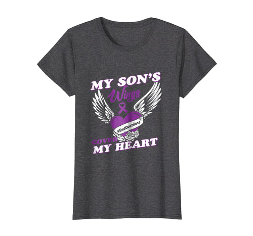 Funny shirts V-neck Tank top Hoodie sweatshirt usa uk au ca gifts for Drug Overdose Awareness T-Shirt Purple Ribbon gifts 270484