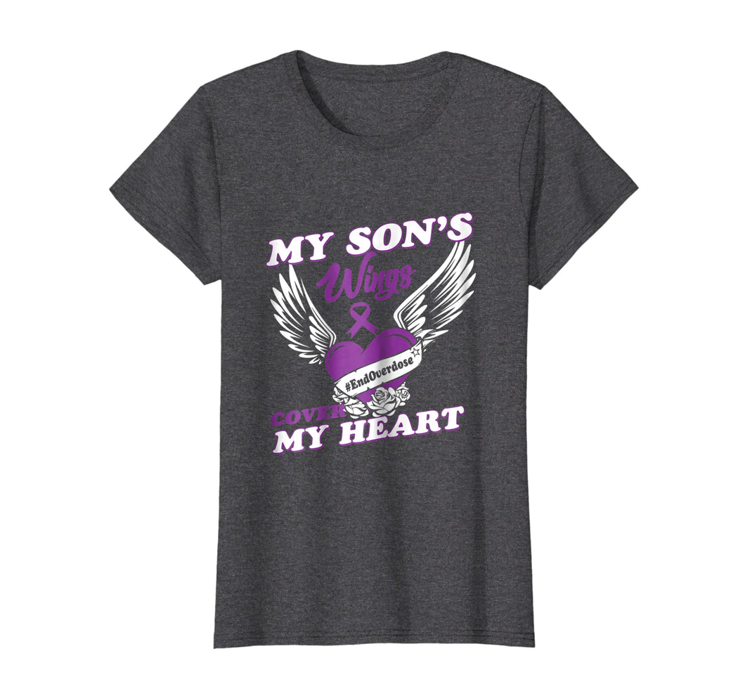 Funny shirts V-neck Tank top Hoodie sweatshirt usa uk au ca gifts for Drug Overdose Awareness T-Shirt Purple Ribbon gifts 270484