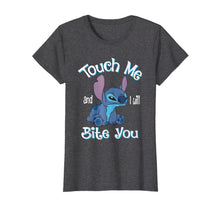 Ladda upp bild till gallerivisning, Funny shirts V-neck Tank top Hoodie sweatshirt usa uk au ca gifts for Stitch Touch Me And I Will Bite You Funny shirt for fans 3630803
