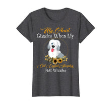 Ladda upp bild till gallerivisning, Funny shirts V-neck Tank top Hoodie sweatshirt usa uk au ca gifts for Old English Sheepdog My Heart Giggles TShirt Dog Mother's 2746668
