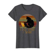 Ladda upp bild till gallerivisning, Funny shirts V-neck Tank top Hoodie sweatshirt usa uk au ca gifts for Retro Vintage I Do What I Want Cat Tshirt Cat Lover Gifts 3186302
