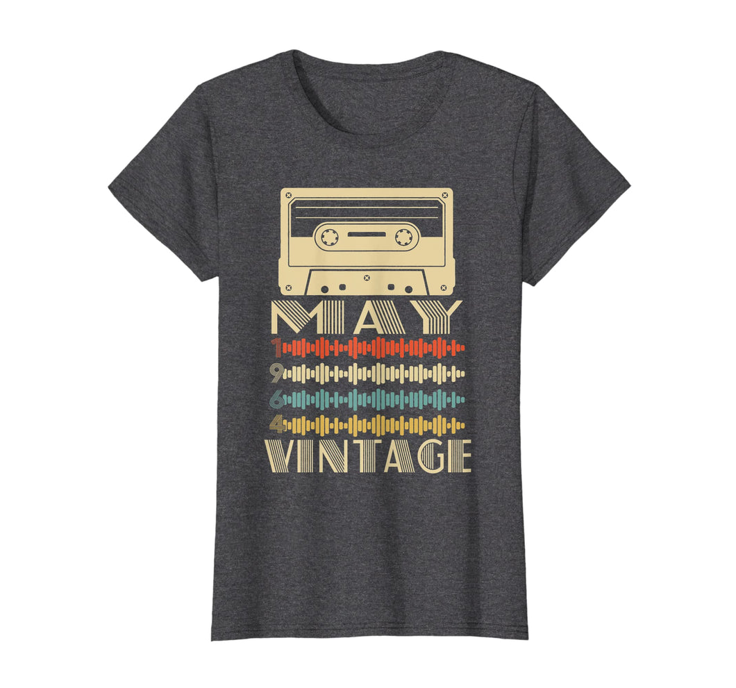 Funny shirts V-neck Tank top Hoodie sweatshirt usa uk au ca gifts for 55th Birthday Gifts Tee Vintage May 1964 Mixtape T-Shirt 3561017
