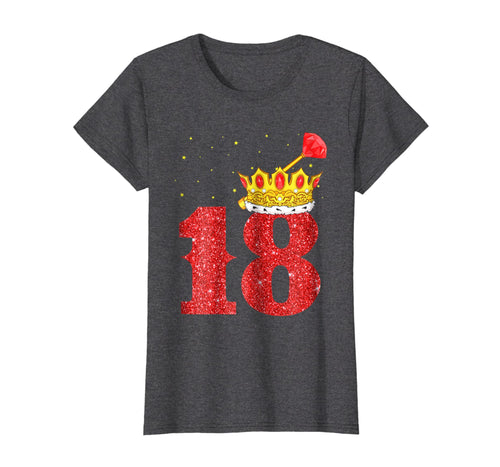 Funny shirts V-neck Tank top Hoodie sweatshirt usa uk au ca gifts for 18th Birthday Boy Gold Crown 18 Years old T-Shirt Gifts 1104849