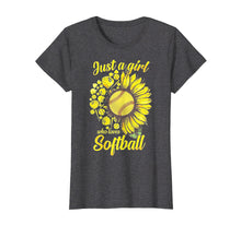 Ladda upp bild till gallerivisning, Funny shirts V-neck Tank top Hoodie sweatshirt usa uk au ca gifts for Just A Girl Who Loves Softball and Sunflower T-shirt 4059598
