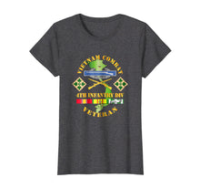 Ladda upp bild till gallerivisning, Funny shirts V-neck Tank top Hoodie sweatshirt usa uk au ca gifts for Vietnam Combat Infantry Veteran w 4th Inf Div SSI V1 T-Shirt 2021779
