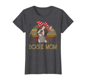 Bostie Mom Vintage Shirts Boston-Terrier Mama Grandma Gifts T-Shirt-5950824