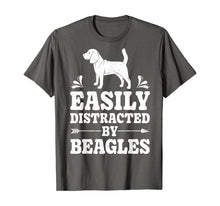 Ladda upp bild till gallerivisning, Funny shirts V-neck Tank top Hoodie sweatshirt usa uk au ca gifts for Easily Distracted By Beagles Funny Dog Lover Gifts Beagle T-Shirt 879791

