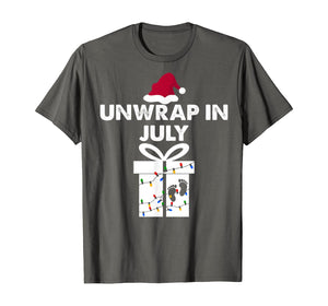 Funny shirts V-neck Tank top Hoodie sweatshirt usa uk au ca gifts for Christmas Pregnancy Announcement Gifts Unwrap In July T-Shirt 370200