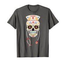 Ladda upp bild till gallerivisning, Nurse Sugar Skull Shirt Halloween Day Of The Dead Dia De Los T-Shirt 84696
