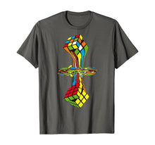 Ladda upp bild till gallerivisning, AWESOME GRAPHIC MELTING RUBIK RUBIX RUBICS CUBE Solved Rubik T-Shirt 472018
