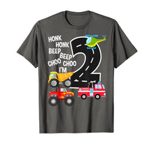 Ladda upp bild till gallerivisning, Funny shirts V-neck Tank top Hoodie sweatshirt usa uk au ca gifts for Kids Trucks 2nd Birthday Party Toddler I'm 2 Year Old Bday  T-Shirt 256109
