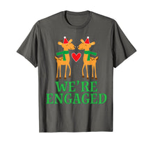 Ladda upp bild till gallerivisning, Funny shirts V-neck Tank top Hoodie sweatshirt usa uk au ca gifts for Christmas Engagement We&#39;re Engaged Reindeer Gifts T-Shirt 1115371
