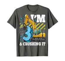 Ladda upp bild till gallerivisning, Excavator 3rd Birthday Construction Party Shirt Boys Gift 277258
