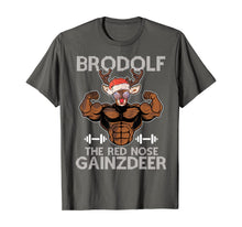 Ladda upp bild till gallerivisning, Funny shirts V-neck Tank top Hoodie sweatshirt usa uk au ca gifts for Brodolf The Red Nose Gainzdeer Tee Merry Liftmas Christmas T-Shirt 894279

