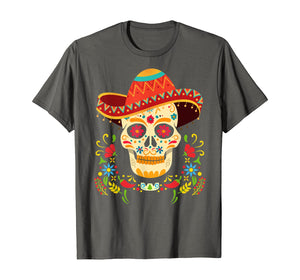 Day Of The Dead Skull Gifts Funny Cinco De Mayo Men Women T-Shirt 792003