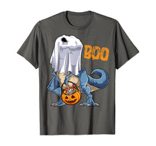 Ladda upp bild till gallerivisning, Ghost Dinosaur T rex Funny Boo Halloween Gifts Men Pumpkin T-Shirt 125302

