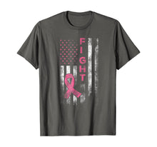 Ladda upp bild till gallerivisning, Breast Cancer Awareness T-Shirt Fight American Flag Gift 111019
