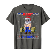Ladda upp bild till gallerivisning, Funny shirts V-neck Tank top Hoodie sweatshirt usa uk au ca gifts for Merry Liftmas Weightlifter Santa Ugly Christmas Xmas Outfit T-Shirt 782963
