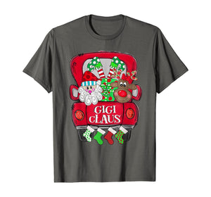 Funny shirts V-neck Tank top Hoodie sweatshirt usa uk au ca gifts for Gigi Claus Truck Christmas Santa Reindeer Pajama Gifts T-Shirt 637932