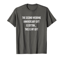 Ladda upp bild till gallerivisning, 2nd Wedding Anniversary Gifts Cotton Him Husband Her T-Shirt 143239
