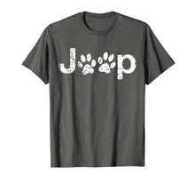 Ladda upp bild till gallerivisning, Funny Jeep Paw Prints Dogs Jeeps Lovers Distressed Men Women T-Shirt 112833

