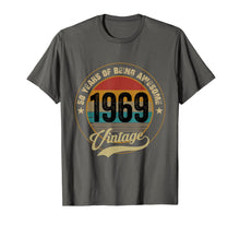 Ladda upp bild till gallerivisning, Awesome Since 1969 T-Shirt 50th Birthday Gifts 50 Year Old T-Shirt 104251
