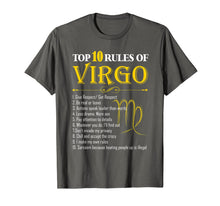 Ladda upp bild till gallerivisning, Top 10 Rules Of Virgo Zodiac Shirt August September Birthday T-Shirt 391246

