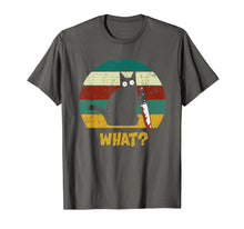 Ladda upp bild till gallerivisning, WHAT Murderous Cat With Knife Vintage Halloween Gifts 2019 T-Shirt 249866
