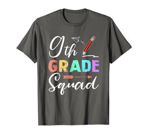 9th Grade Squad Teachers Kids Back To School Gifts T-Shirt 115246