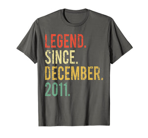 8 years old Gifts Shirt- Legend Since December 2011 T-Shirt 563297