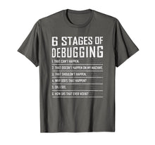 Ladda upp bild till gallerivisning, 6 Stages of Debugging Bug Coding Computer Funny Programmer T-Shirt-1555890

