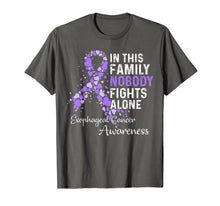Ladda upp bild till gallerivisning, In This Family Nobody Fights Alone Esophageal Cancer Gifts T-Shirt 345301
